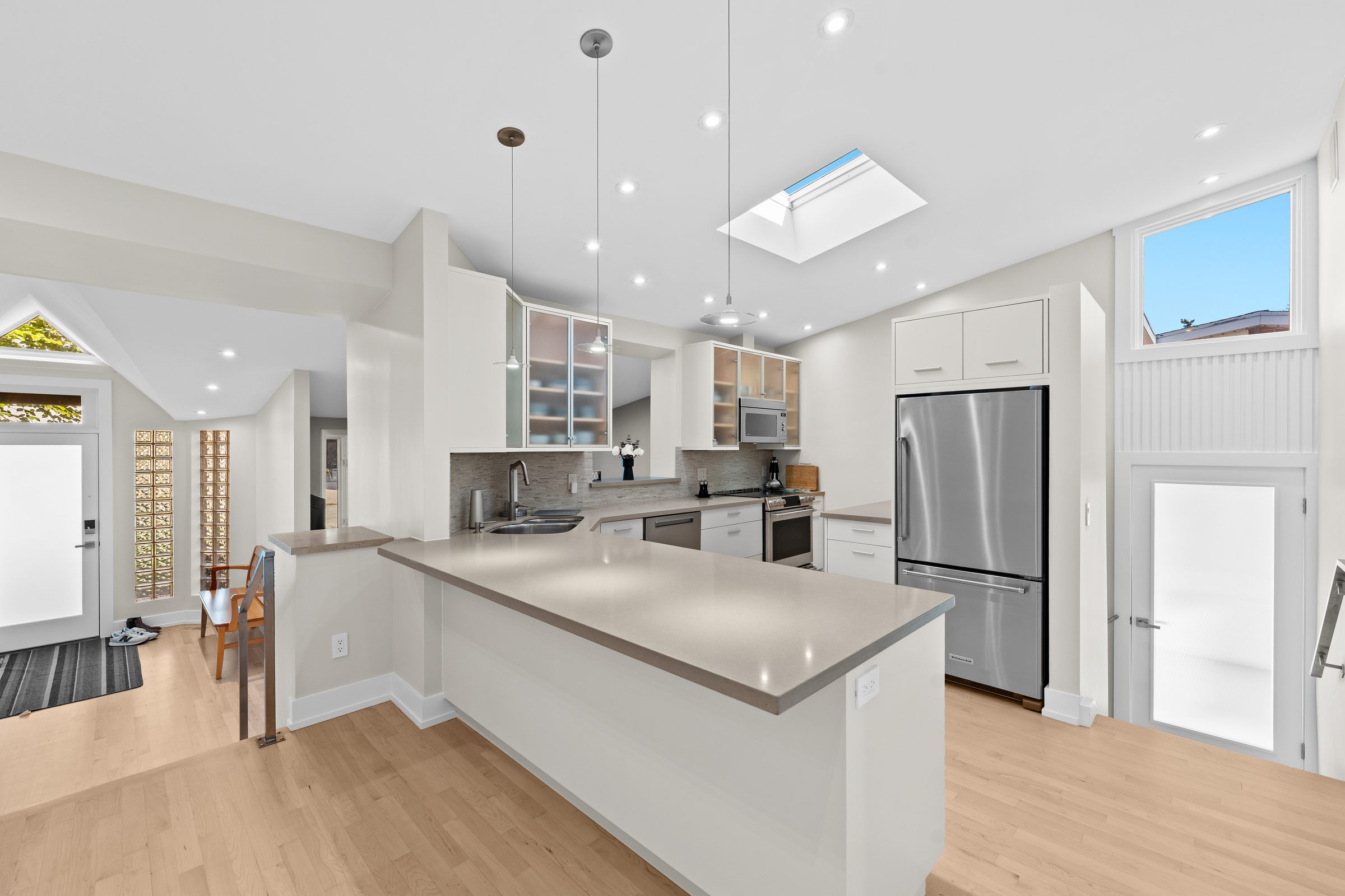 Grangemill Crescent — open-concept kitchen renovation, Toronto, ON
