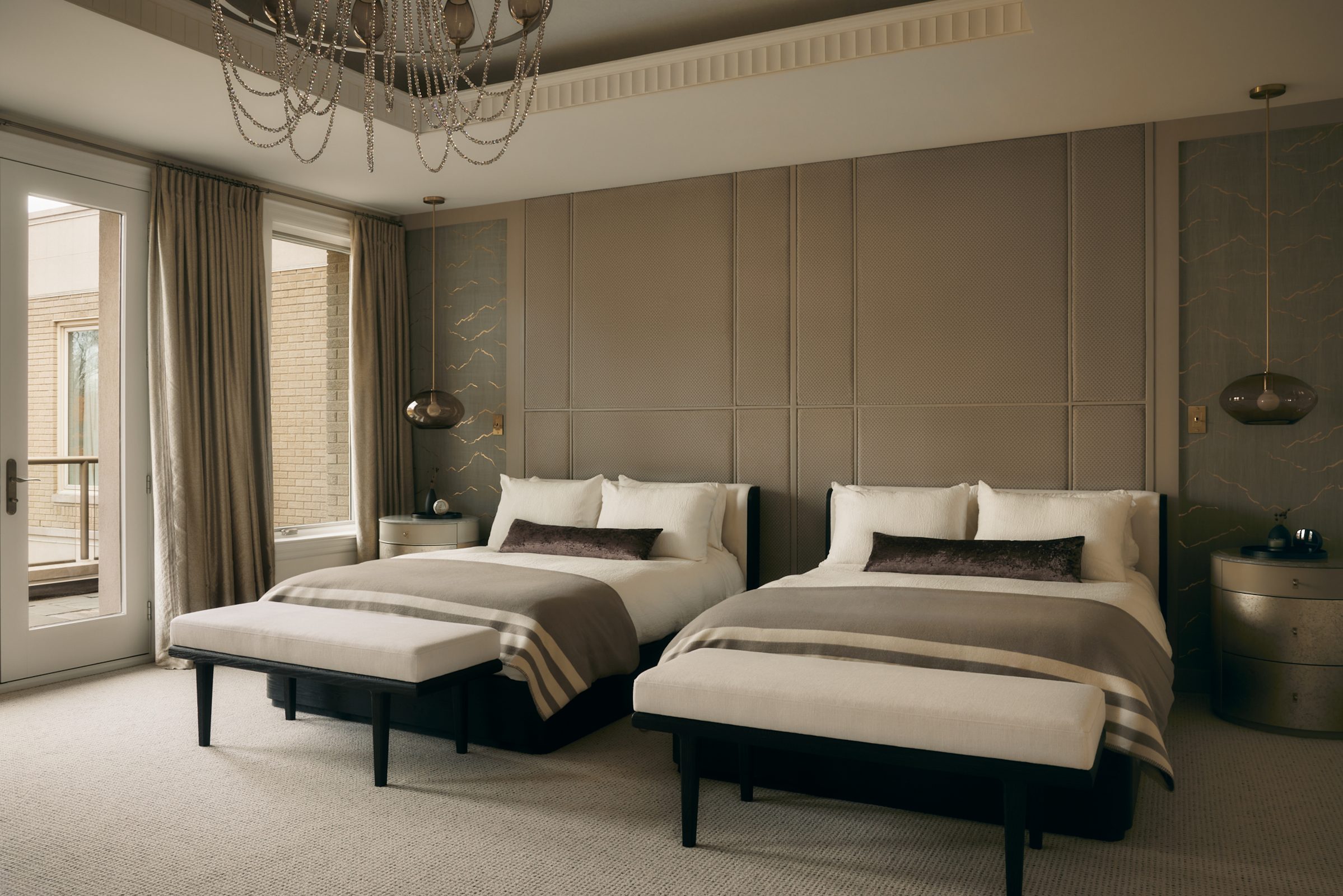 York Downs Guest Suite — hotel-inspired guest suite renovation, Toronto, ON